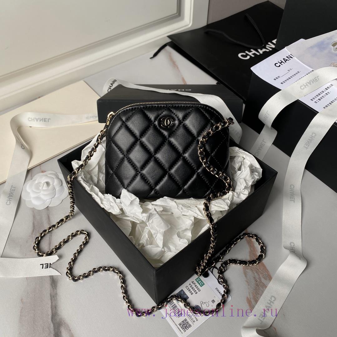 Chanel Bag Sheepskin: Chanel 24s Shell Bag A4000 Small and beautiful shell bag is like a swe ibqwh50x - Image 2