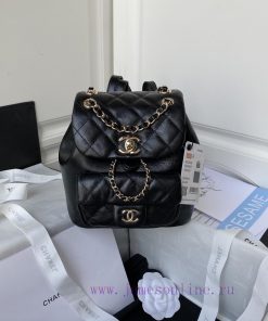 Chanel Bag Chanel 22 early spring new DUMA backpack model AS2908 oil wax cowhide versatile b n0npemcs