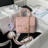 Chanel Bag Chanel 23S new AS4035 handle flip bag made of lambskin, this season's super popul 3rt50snw
