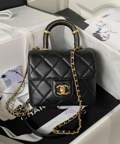 Chanel Bag Chanel 23S new AS4035 handle flip bag made of lambskin, this season's super popul 0q2315bh