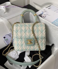 Chanel Bag Chanel 23S new AS4035 handle flip bag with diagonal soft texture. This season's s usbs0hy6