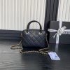Chanel Bag Chanel ️ 25C Woven Handle AS5300 Texture Full Sheepskin with Old Metal Woven Logo wdnl3x8a
