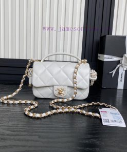 Chanel Bag Chanel 25C Early Spring Collection CF Woven Knot Handbag AS5298Sheepskin paired w m6prgngj
