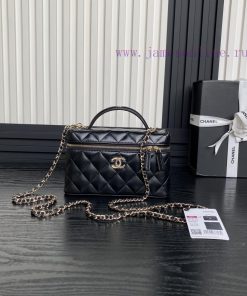 Chanel Bag Chanel 25C 4414 Small Diamond Logo Handheld Backpack with One Shoulder Sheepskin 1ou0ihkm
