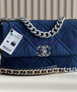 Chanel Bag 𝟮𝟮𝙎 Denim denim 𝟭𝟵𝘽𝙖𝙜𝗰𝗼𝗼𝗹 𝗰𝗼𝗹 denimStar Li Yuchun, the same style of Kusa Royal S w31c8s11