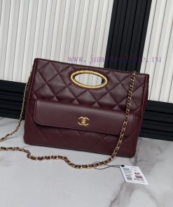 Chanel Bag Chane24B Autumn/Winter Collection Premium Banquet Bag AS5036 Sheepskin Material i aigubcr4