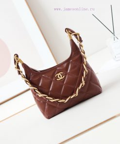Chanel Bag 24A Advanced Handicraft Workshop Series HoboOil wax sheepskin, vintage antique go yhjp3zeg