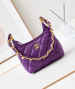 Chanel Bag 24A Advanced Handicraft Workshop Series HoboOil wax sheepskin, vintage antique go uv49awg2