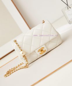 Chanel Bag The 24S pearl rice dumpling xiang grandma's classic bag type came back as the ret jd5004cj