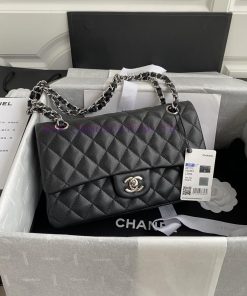 Chanel Bag   ↘️ The high-end French custom-made Chanel Classic Flap Bag A01112 caviar embodi iepamdsb