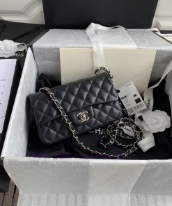 Chanel Bag CF1116 imported cowhide ball patterned diamond grid has the same fullness as the 8wrhzf33