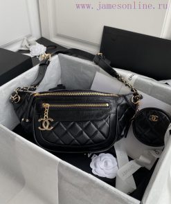 Chanel Bag Ohanel AS1077 Chanel Bag 2019 Autumn/Winter New Waist and Chest Bag Zero Money Ba n7a94xdr