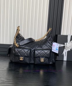 Chanel Bag Chanel 25C early spring collection AS5302 Hoho hippie bag with double bag opening ujlvrazc