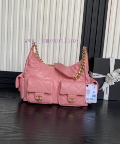 Chanel Bag Chanel 25C early spring collection AS5302 Hoho hippie bag with double bag opening 02befdlu