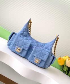 Chanel Bag The 25C popular denim fabric bag is surprisingly lightweight and beautiful, with wo0azwlu