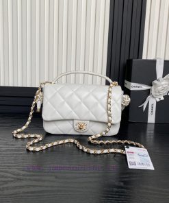 Chanel Bag Chanel 25C Early Spring Collection CF Woven Knot Handbag AS5317Sheepskin paired w 599ygjt8