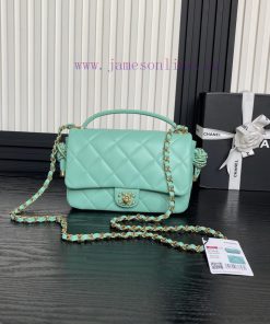 Chanel Bag Chanel 25C Early Spring Collection CF Woven Knot Handbag AS5317Sheepskin paired w d5s9rx76