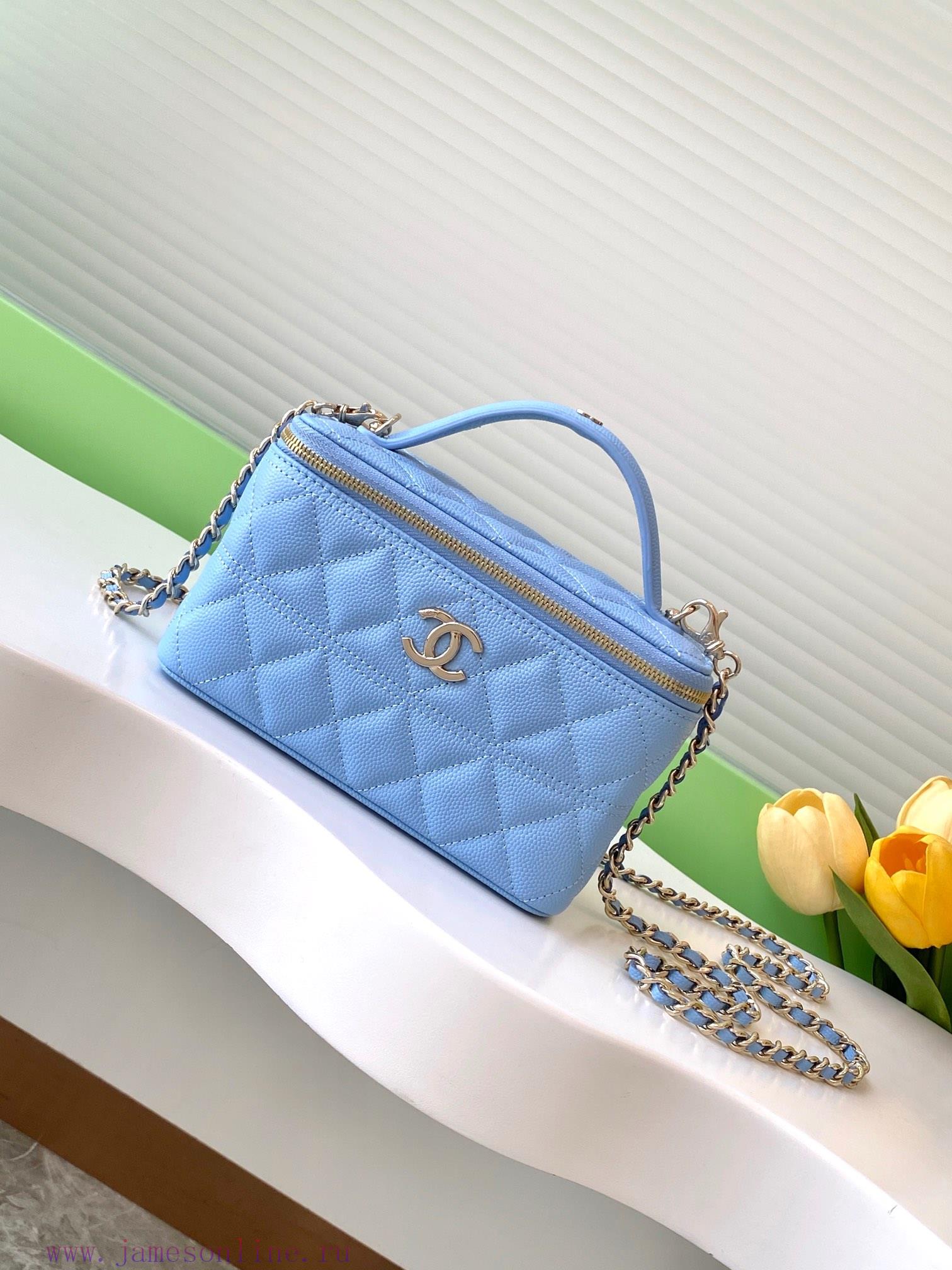 Chanel Bag 25C mouth red envelope exquisite and compact chain hand-held bag, made of granula 71a717n8 - Image 2