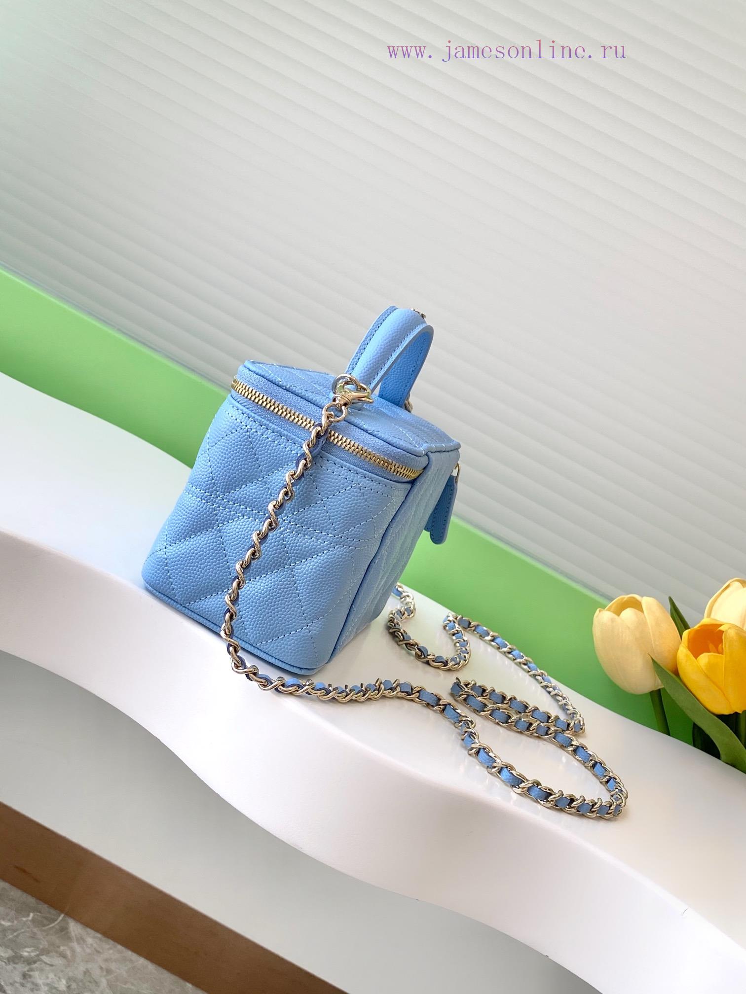 Chanel Bag 25C mouth red envelope exquisite and compact chain hand-held bag, made of granula 71a717n8 - Image 3