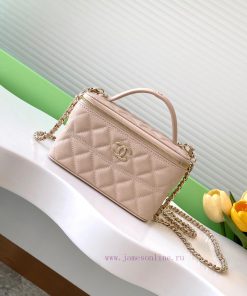 Chanel Bag 25C mouth red envelope exquisite and compact chain hand-held bag, made of granula wfd2xvn0