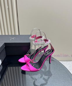 Giuseppe ZanottiGZ 2024s new rhinestone high heelsLacquer leather shoe headpiece with rhinesj4spcuw4