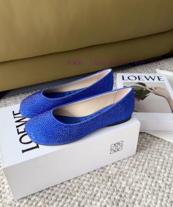 LOEWE 2024 Spring/Summer Fashion Style Yang Mi Same Style Hot Diamond Crystal Shoes High Heev5xdu104