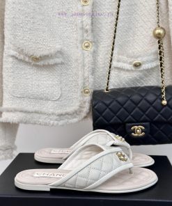 Chanel | 24P Spring/Summer New ProductsDouble C diamond grid clip on flip flopsSummer flip ftrgnkjtk