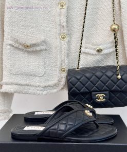 Chanel | 24P Spring/Summer New ProductsDouble C diamond grid clip on flip flopsSummer flip ffkzxvgop