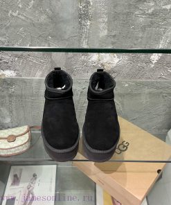 UGG thick soled snow boots ️️ fur integrated short tube snow boots with thick soles for incrfngmkmtk