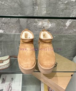 UGG thick soled snow boots ️️ fur integrated short tube snow boots with thick soles for incr5zt7tvd4