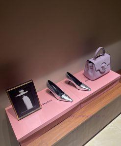 The mostThe row autumn and winter new high-heeled square headed cat heel high-heeled single kjakkxm3