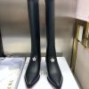 Dior LA 2021 Autumn/Winter Poster New Knight Women's Boots CD Celebrity Same Style Pointed Czyqcjq7z
