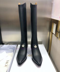 Dior LA 2021 Autumn/Winter Poster New Knight Women's Boots CD Celebrity Same Style Pointed Czyqcjq7z