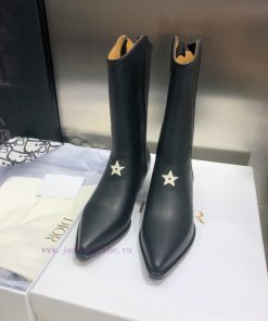 Dior LA 2021 Autumn/Winter Poster New Pointed Women's Short Boots CD Celebrity Same Style Co2reh9mis