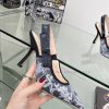 J'ADIOR woven back empty sandals, Dior 2023 Spring/Summer Latest Colors, Garden d'Hiver Jacqn559nppu