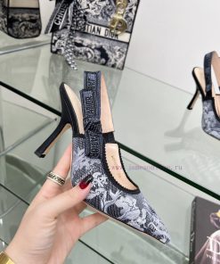 J'ADIOR woven back empty sandals, Dior 2023 Spring/Summer Latest Colors, Garden d'Hiver Jacqn559nppu