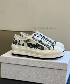 Dior 24 Early Spring Red soled Embroidered SneakersThe thickened sole is really thoughtful, jo6sznsw