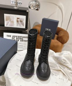 Dio…r 23s new arrival～Iron motorcycle military boots style, cool and explosiveClassic rounho1hmgqx