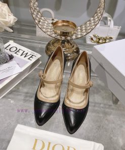 Top Dior 2023 new round toe single shoes, new Spectadio ballet high heels make a brilliant d2pzkncrj