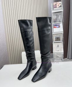 Top tier high-quality versionThe row minimalist ceiling Chelsea boots retro small pleated hibyhsheg5