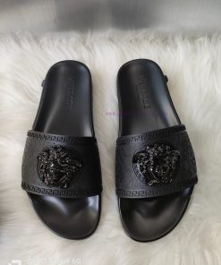Versace Versace original 1:1 mold metal beautiful Sha head The outsole PU rubber combinationmujve5h2