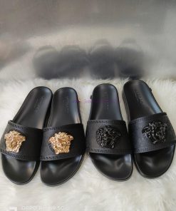 Versace Versace original 1:1 mold metal beautiful Sha head The outsole PU rubber combination96d4phy8