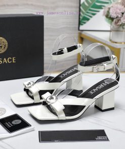 Versace Fashion Show New [Sun] [Sun] [Sun] Medusa New Low Waterproof Platform Sandals Lacquewwur3l56