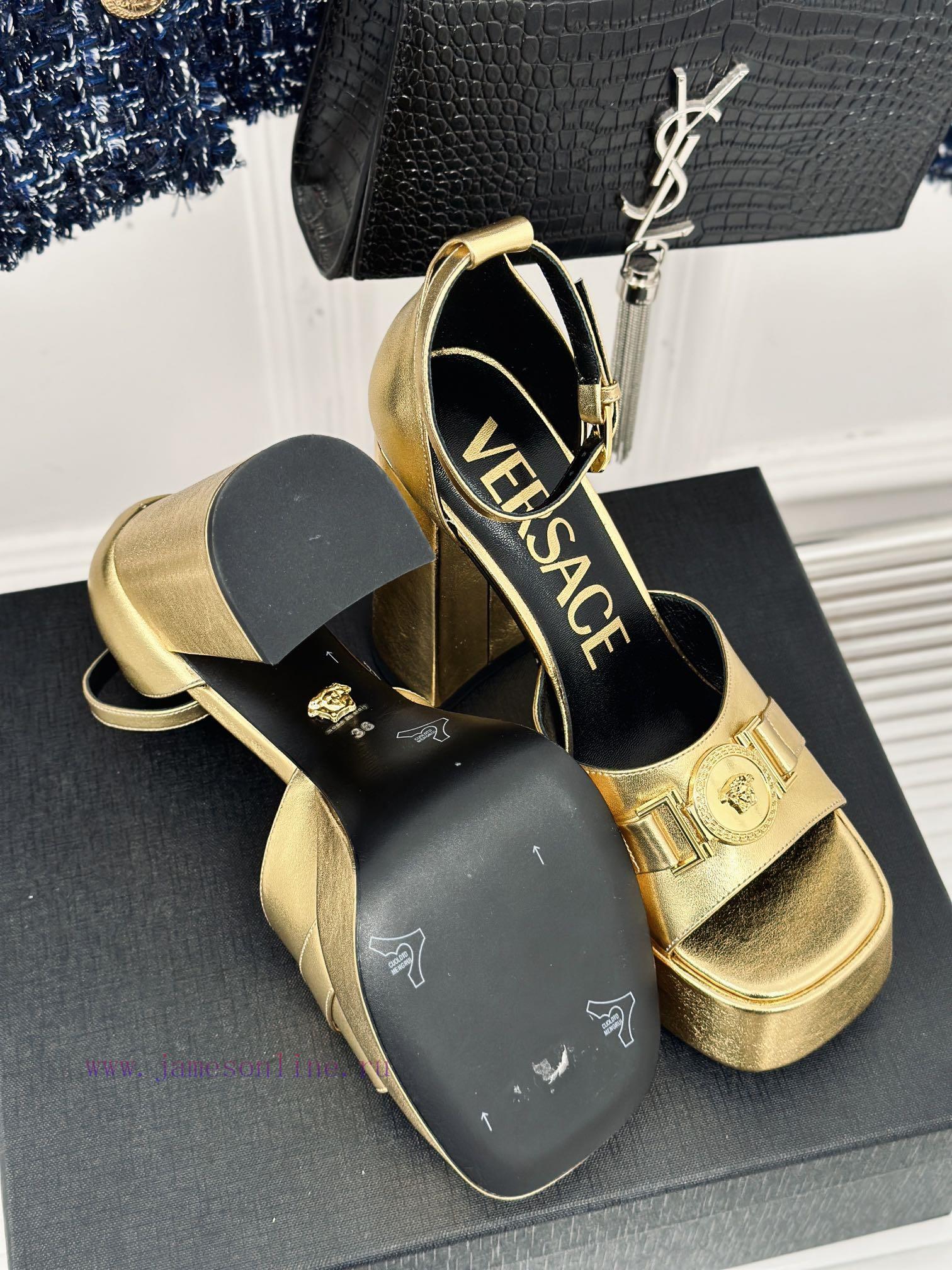 Versace | Versace 24S Spring/Summer New ProductHentian High Heels Waterproof Platform High Hxck6fns3 - Image 10