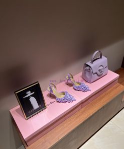 The most2024 early spring lace and crystal lace high-heeled sandalsExquisite princess shoes,wd1zramh