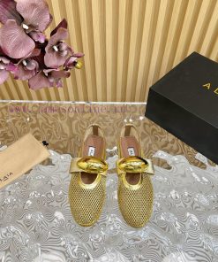 ALAIA | French high-end high-end high-end high-end brand mesh hollow ballet single shoe supe4o91i5wg
