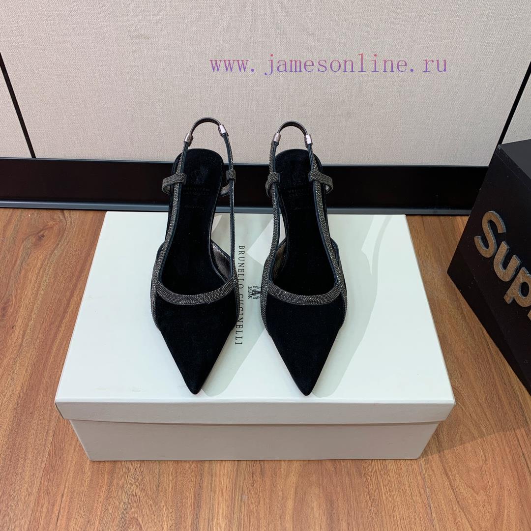 The classic inspiration of BRUNELL CUCINELL rear air sandals defines the modern and elegant oqqtuuuu - Image 2