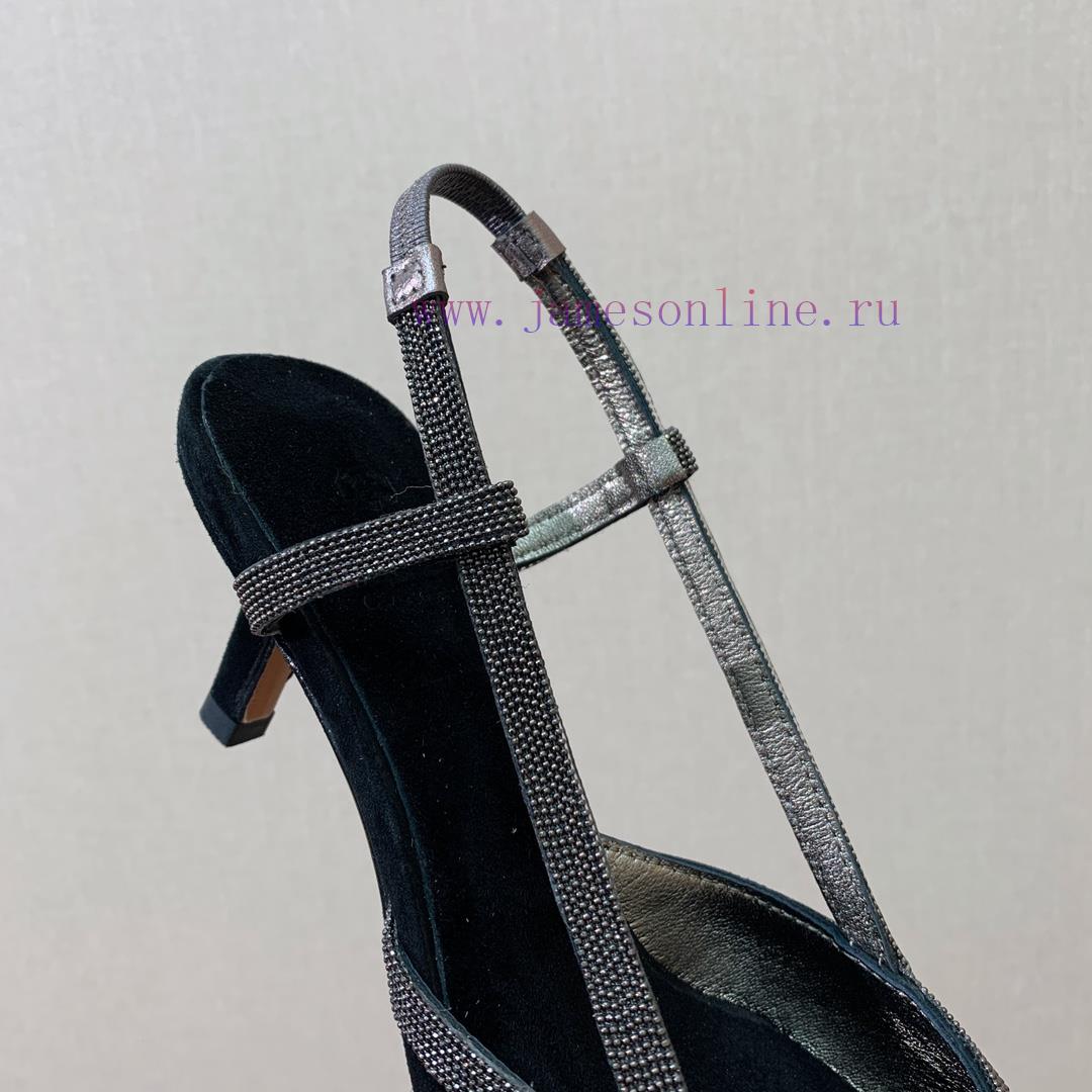 The classic inspiration of BRUNELL CUCINELL rear air sandals defines the modern and elegant oqqtuuuu - Image 8