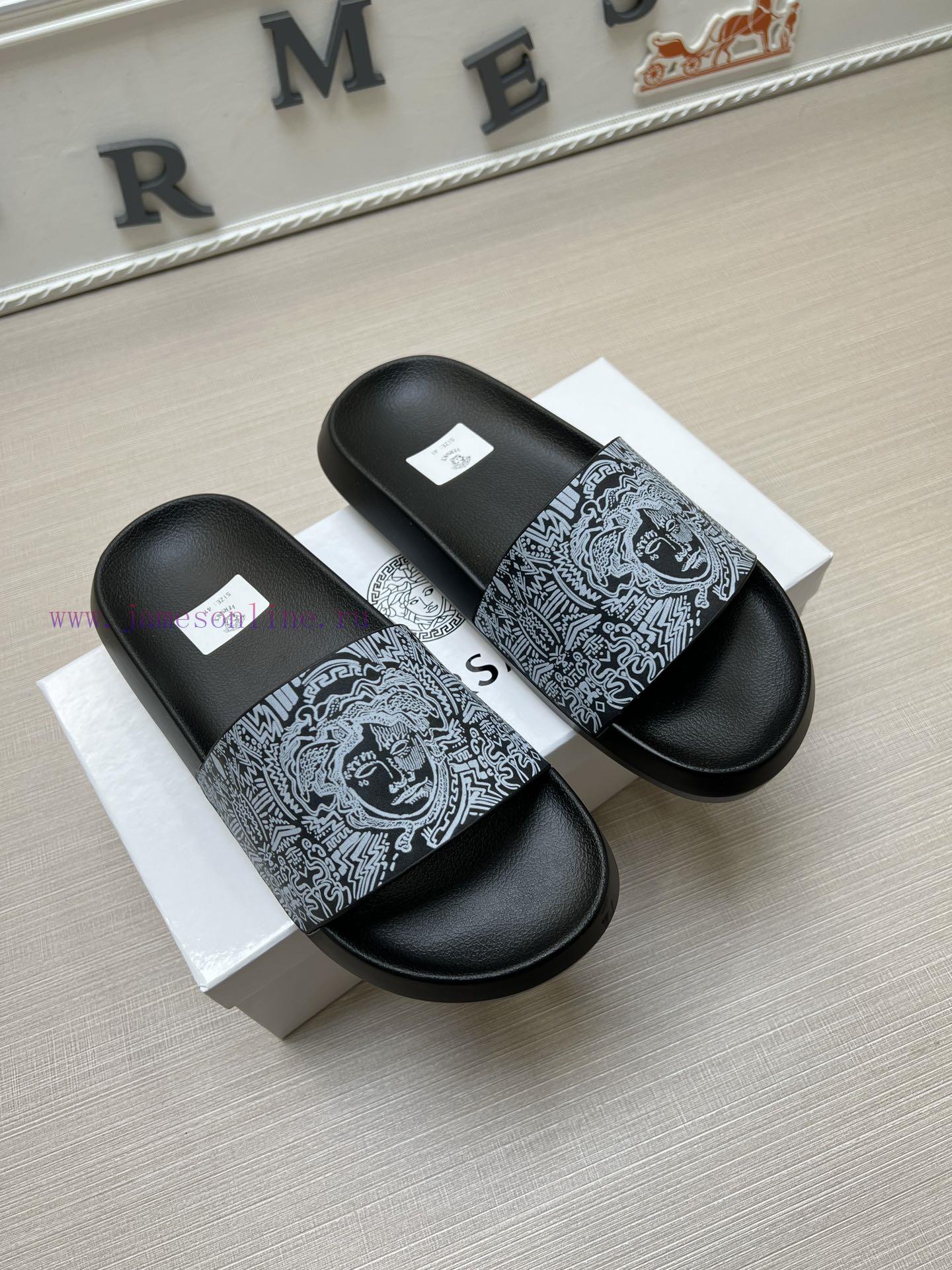 Versace slippers men's high-end brand official website 11 latest masterpiece original mold cdt5wodg0 - Image 4