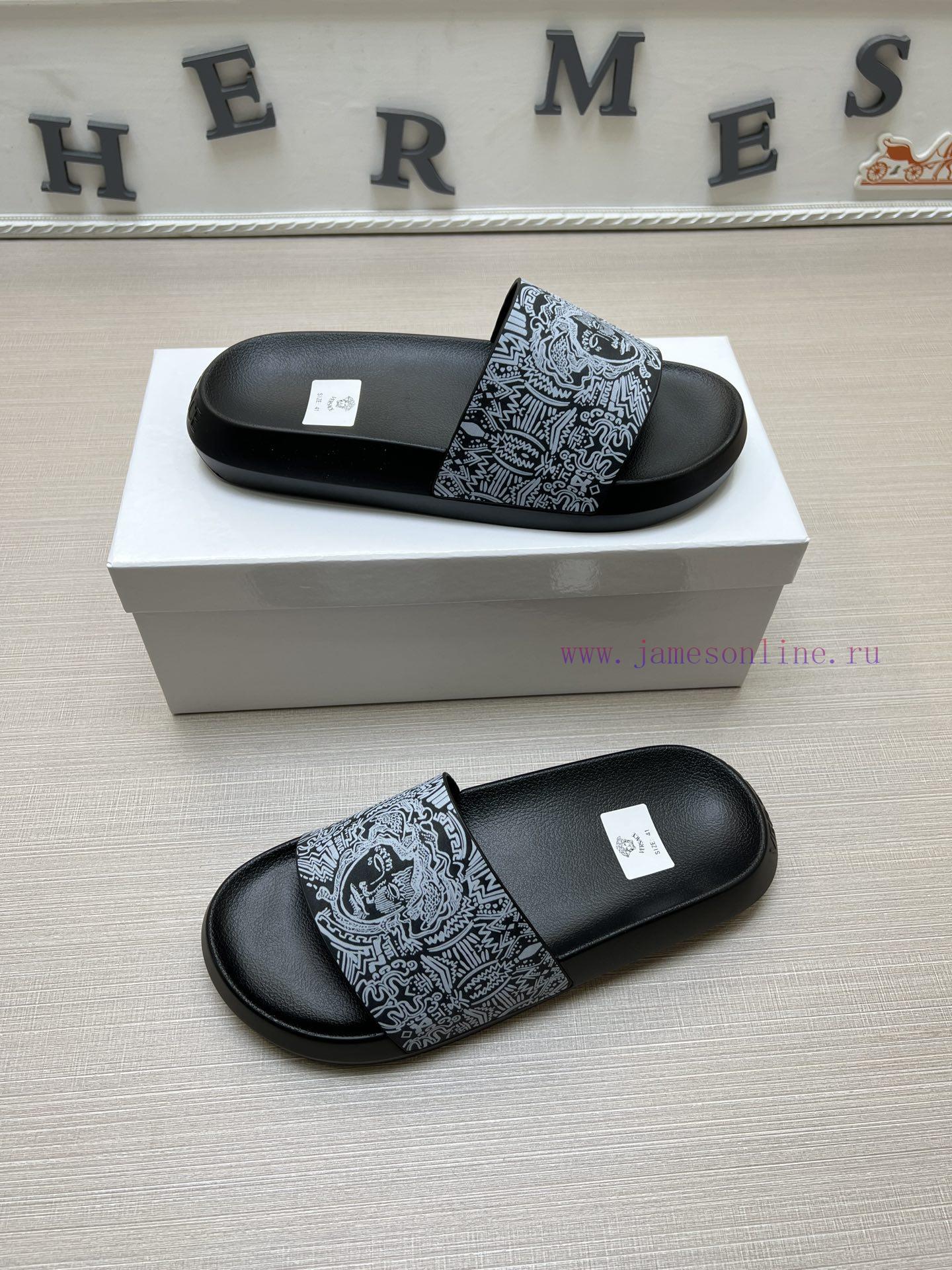 Versace slippers men's high-end brand official website 11 latest masterpiece original mold cdt5wodg0 - Image 5